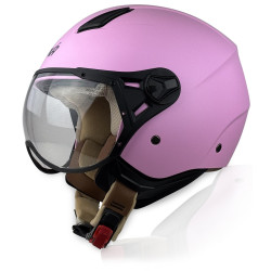 Kask otwarty NAXA S33/E różowy